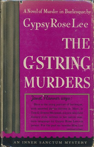 The G String Murders Gypsy Rose Lee