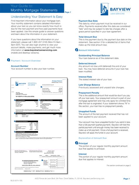 Your Guide To Monthly Mortgage Statements Scbpages05netb Fill Out