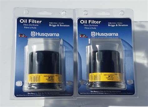 Two Husqvarna Walk Mowers Briggs Oil Filter 692513