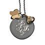 Oxidised Silver Signature Medal Mm By Sibylle De Baynast Jewels