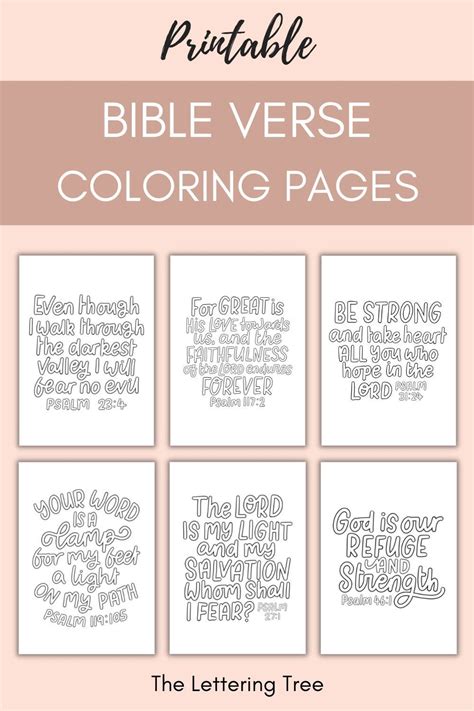 Bible Verse Colouring Pages Christian Coloring Sheets Hand Lettered