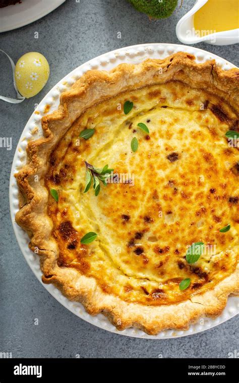 Quiche Lorraine French Cuisine France Hi Res Stock Photography And