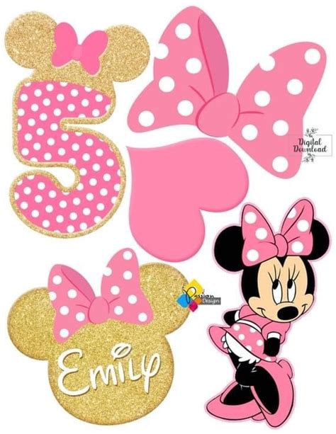 Pinterest Minnie Mouse Cake Minnie Mouse Cake Topper Minnie Mouse Party