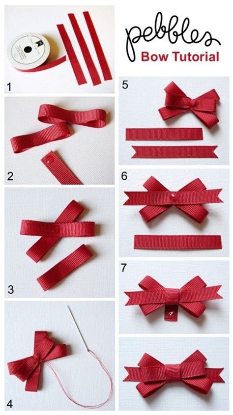 How To Make A Bow Step By Step Image Guides