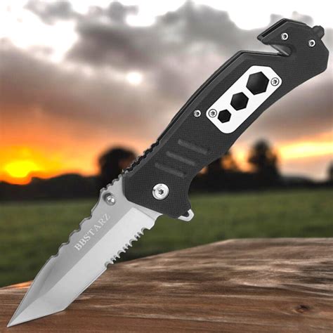 Invencible Cl Navaja Cuchillo T Ctica Camping Black Demon Manual Ae