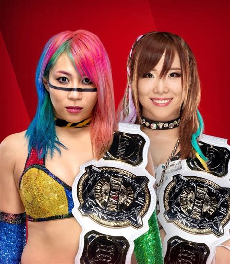 Women Tag Team Champion Kanako Urai Aka Asuka Kaori Housako Aka Kairi