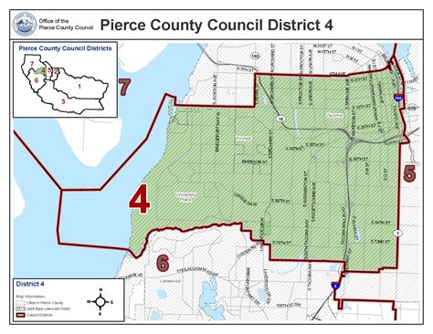 Council District Maps | Pierce County, WA - Official Website