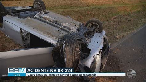 Acidente Deixa Duas Pessoas Feridas Na BR 324 No Trecho De Candeias