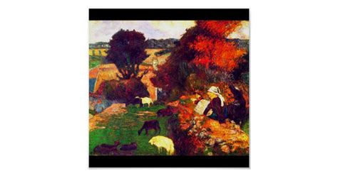 Poster Classicvintage Paul Gauguin 16 Poster Zazzle