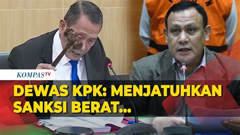 Full Tok Dewas Kpk Putuskan Firli Bahuri Langgar Etik Berat Diminta