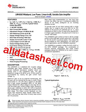 Lmh Ma Nopb Datasheet Pdf Texas Instruments