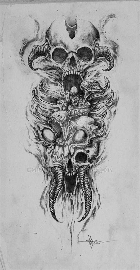 Pin By Derald Hallem On Skull Art Skull Sleeve Tattoos Skull Tattoo