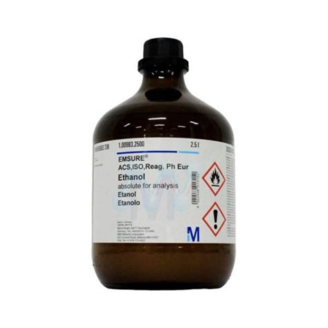 Ethanol Absolute For Analysis EMSURE 1009832500 Merck