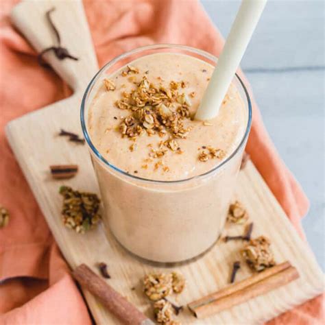 Creamy And Quick Butternut Squash Smoothie Running To The Kitchen®