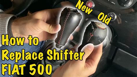 How To Remove And Install A Shift Knob On Fiat 500 Abarth Youtube