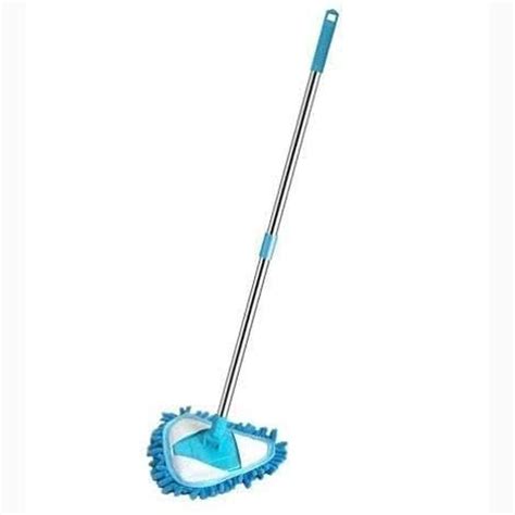 Rotatable Triangle Mop With Long Handle Microfiber Flat Floor Mop Rotatable Cleaning Brush