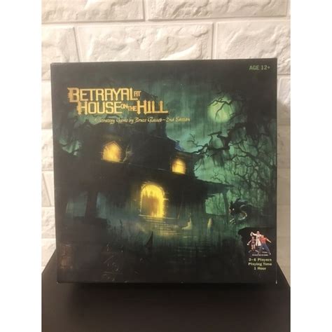 《桌遊》山中小屋 Betrayal At The House On The Hill 正版英文版 含中文化 附贈卡套 蝦皮購物