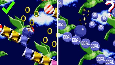 Are Sonic 1 Special Stages IMPOSSIBLE All Goal Blocks Sonic 1