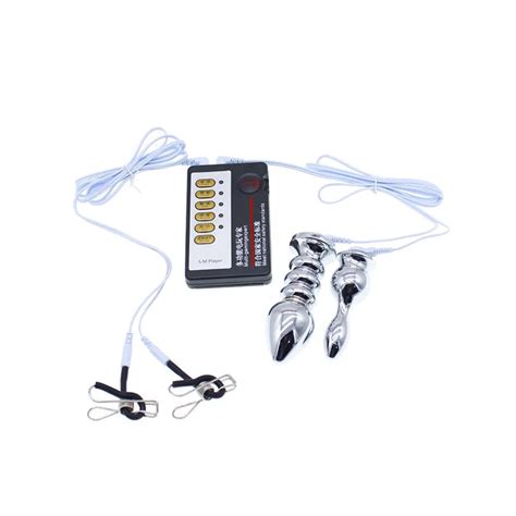 Adult Products Electric Shock Anal Vaginal Plug Electro Massage Medical