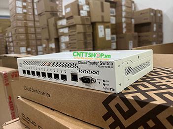 Switch Mikrotik CRS309 1G 8S IN With 8x SFP CPU 800Mhz Ram 512MB