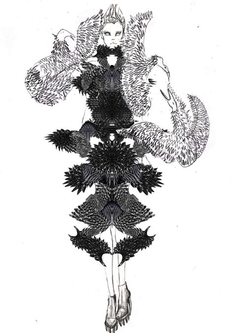 Pin By Mimi De Longpre On Ilustration Iris Van Herpen Fashion Illustration Portfolio Fashion