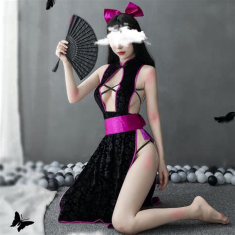 Sexy Lingerie Halloween Exotic Dress Intimate Cheongsam Cosplay Uniform