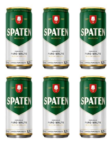 Cerveja Spaten Munich Helles Lata Ml Pack Mercadolivre