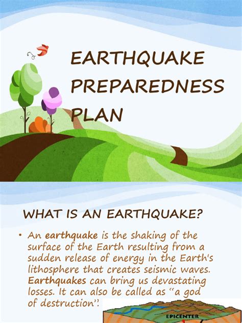 Earthquake Preparedness Plan Pdf Earthquakes Earth Sciences