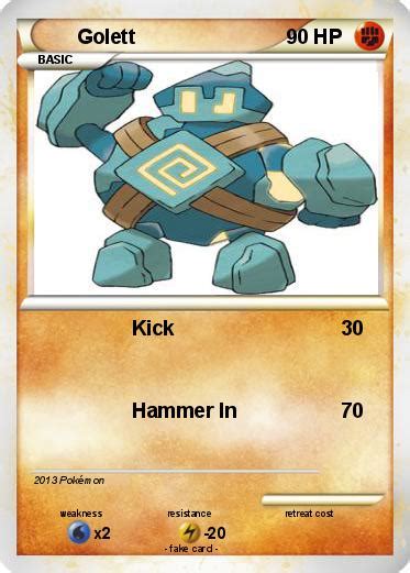 Pokémon Golett 21 21 - Kick - My Pokemon Card