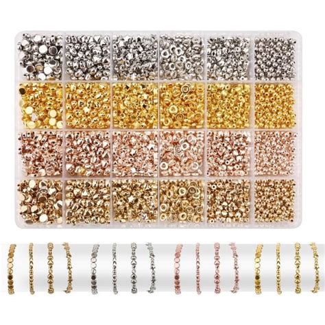 Pi Ces Perles Pour Bijoux Couleurs Fabrication Kit Pour Bracelet