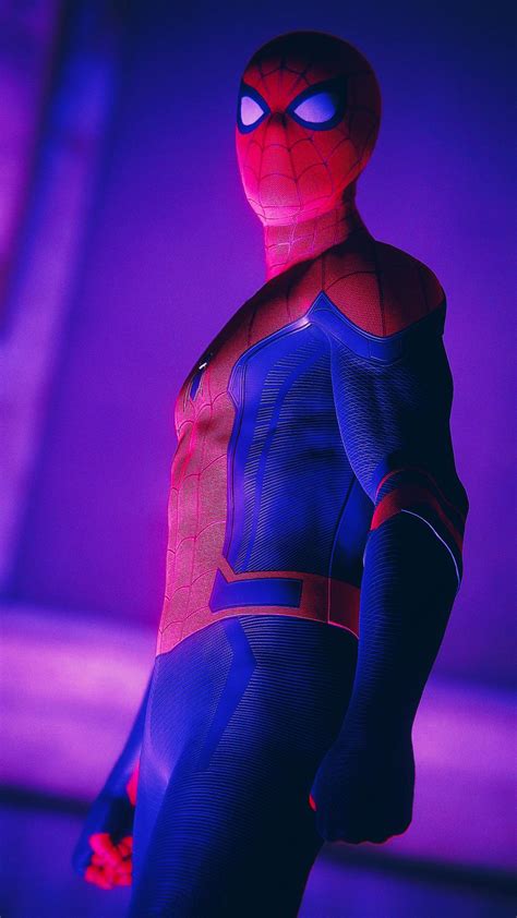 Purple Spider Man Wallpaper