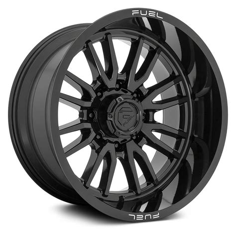 FUEL D760 CLASH 1PC Wheels Gloss Black Rims D76022201747