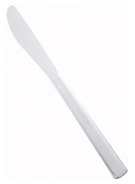 Winco Windsor Medium Weight Stainless Steel Dinner Knife