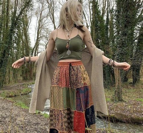 Cute Fairy Grunge Bohemian Hippie Aesthetic Style Fashion Outfit