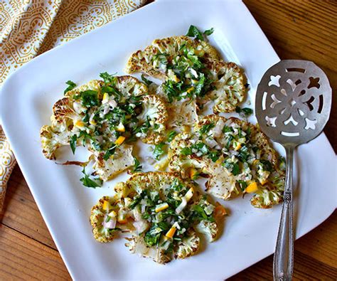 Roasted Cauliflower Steaks With Fresh Gremolata Recipe BODi