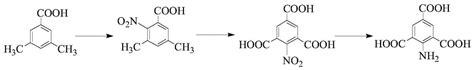 2 氨基 135 苯三甲酸的合成方法及其用于制备nh2 Mof 808的用途与流程2