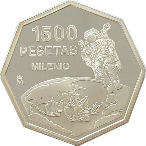 1500 Pesetas Juan Carlos I Exploration Spanien Numista