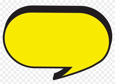 Dialog Box 104 Models Png Free Vector 4vector Yellow Speech Bubble