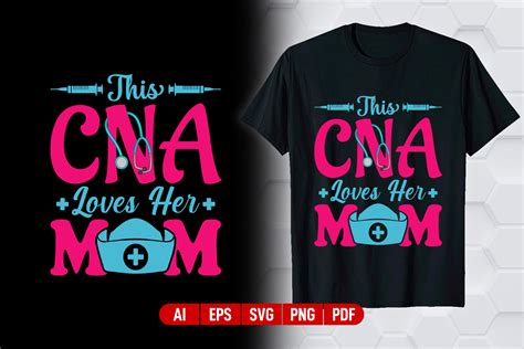 This Cna Loves Nurse T Shirt Design Graphic By Trendypointshop · Creative Fabrica