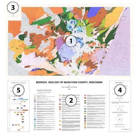 Wisconsin Geological Natural History Survey Map Features Geology