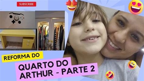 Reforma do quarto do Arthur PARTE 2 Envelopei uma escrivaninha tá