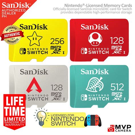 Sandisk Nintendo Switch Memory Card Gb Gb Gb Apex Legends