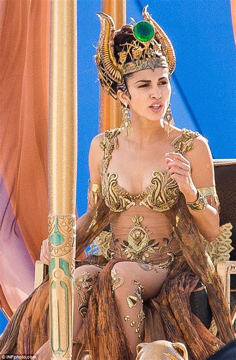 Elodie Yung Slips Into Sexy Gold Bodysuit In New Film Gods Of Egypt