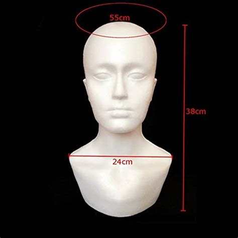 Buy Men Wig Nocm Foam Male Display Mannequin Head Dummy Wigs Hat F