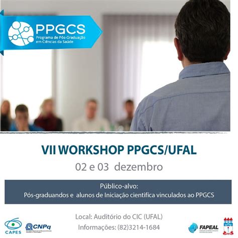 Programa De P S Gradua O Em Ci Ncias Da Sa De Realiza Workshop Not Cias