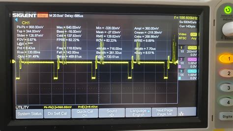 Oscilloscope Is The Peak To Peak Amplitude Of A Ntsc Composite Signal