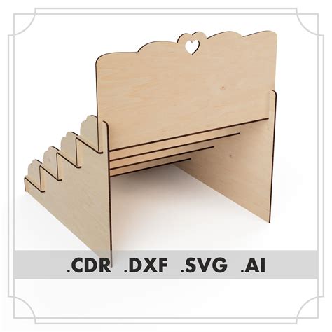 In Displayst Nder Dxf Tabletop Display St Nder Svg Etsy