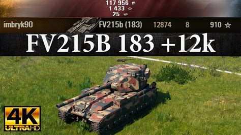 FV215b 183 Video In Ultra HD 4K 12k Dmg 8 Kills 1240 Block Draw