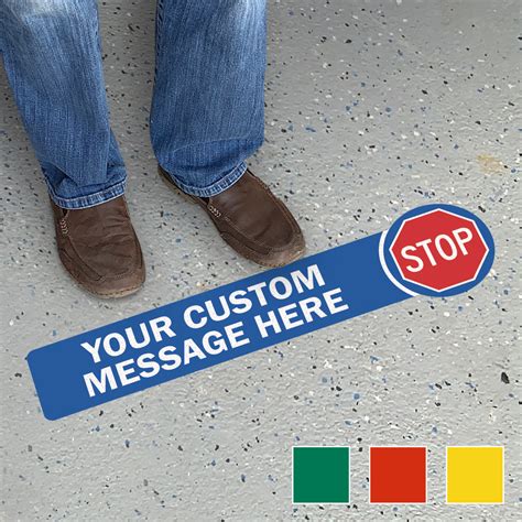 Warehouse Floor Stop Signs - MySafetySign.com