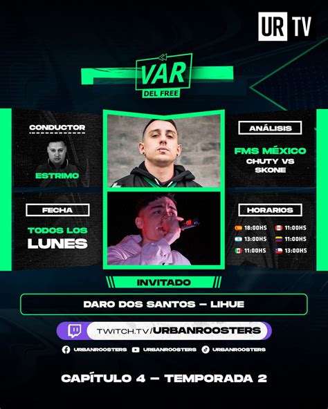 URBANROOSTERS On Twitter Ya Comienza Un Nuevo Programa Del